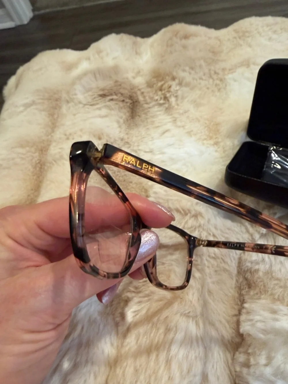 Ralph Lauren Tortoise Square Eyeglass Frames